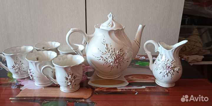 Чайный сервиз, чайник Черепашка
