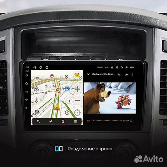 Штатная магнитола Mitsubishi Pajero 4 Teyes 2G+32G