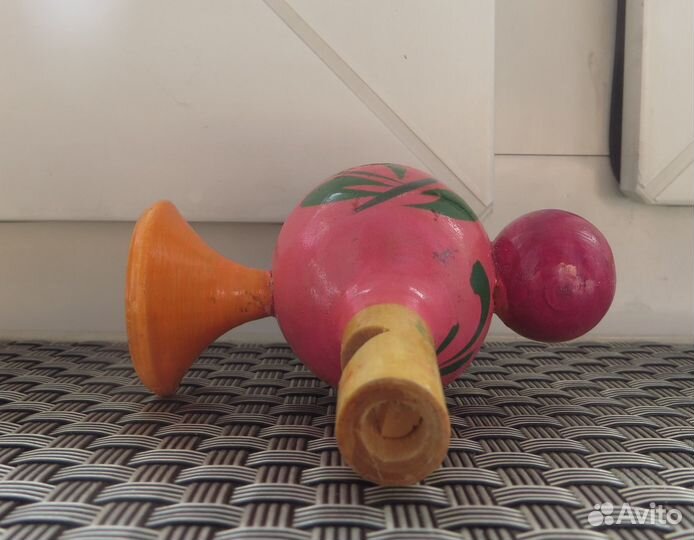 Свистулька деревянная птичка