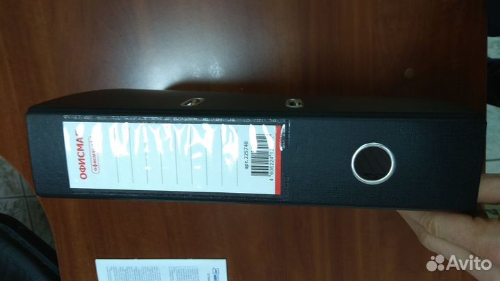 Папка-регистратор 75 мм черная 20 шт