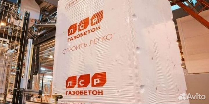 Газобетонные блоки лср 250х250х625 мм D400 с доста