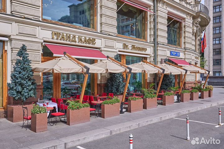 Зонты для кафе и ресторанов оптом