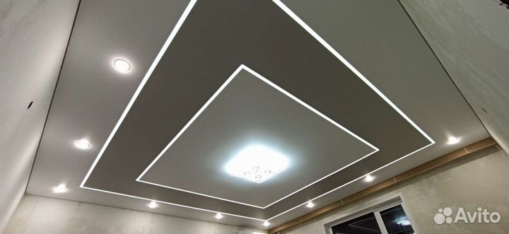 Натяжные потолки установка натяжных потолков