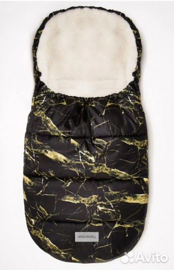 Зимний конверт в коляску на овчине