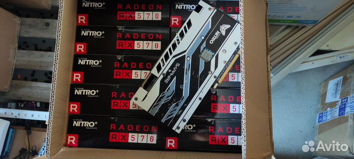 Видеокарта rx570 8gb sapphire nitro