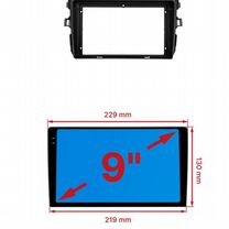 Переходная рамка Toyota Corolla 9 дюймов