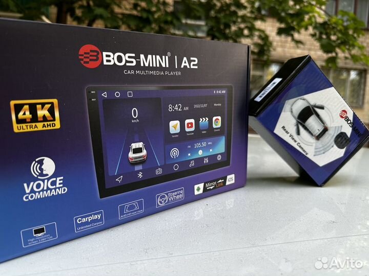 Андроид магнитола 4/64 bos-mini Carplay