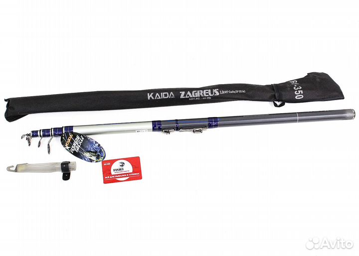 Удилище телескопическое Kaida zagreus до 30g 3,5м