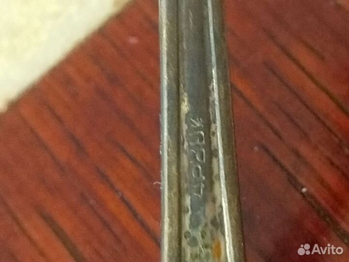 Набор чайных ложек мельхиор