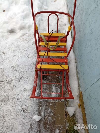 Санки на колесах