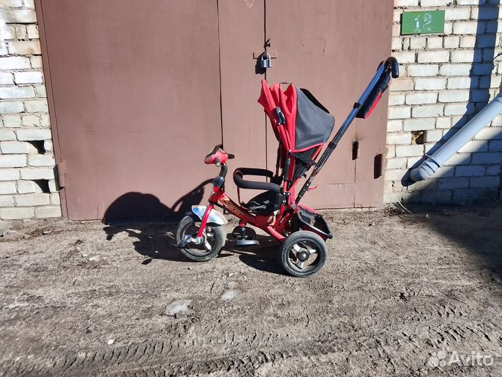Детский трехколесный велосипед бу