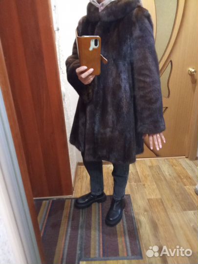 Шуба норковая 46 48 бу
