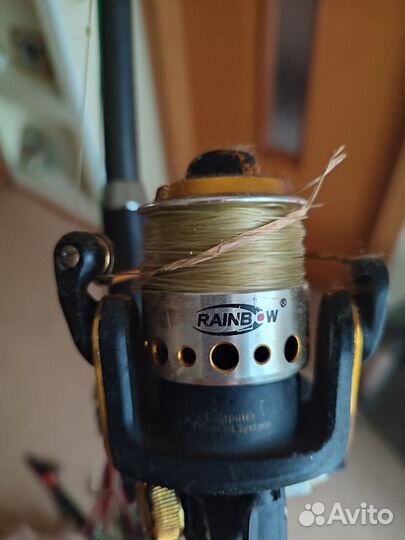 Спининг с катушкой бу