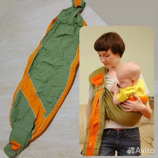 Слинг на кольцах, переноска для малыша