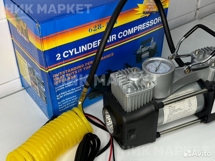 Компрессор автомобильный насос 12 в