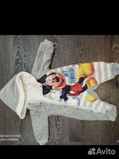 Детские вещи пакетом от 0 до 9 месяцев