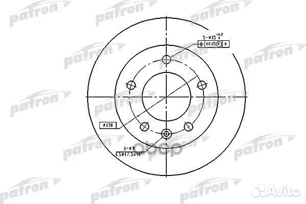 Диск тормозной передний MB-sprinter -06(Гаранти