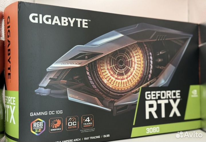 Видеокарта RTX 3080 Gigabyte