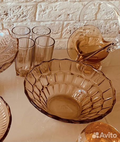 Карамельное стекло СССР