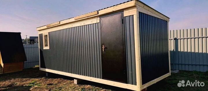 Металлический блок бытовка