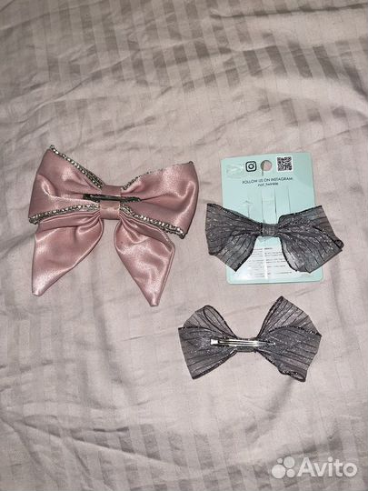 Заколки для волос, бантики, украшение