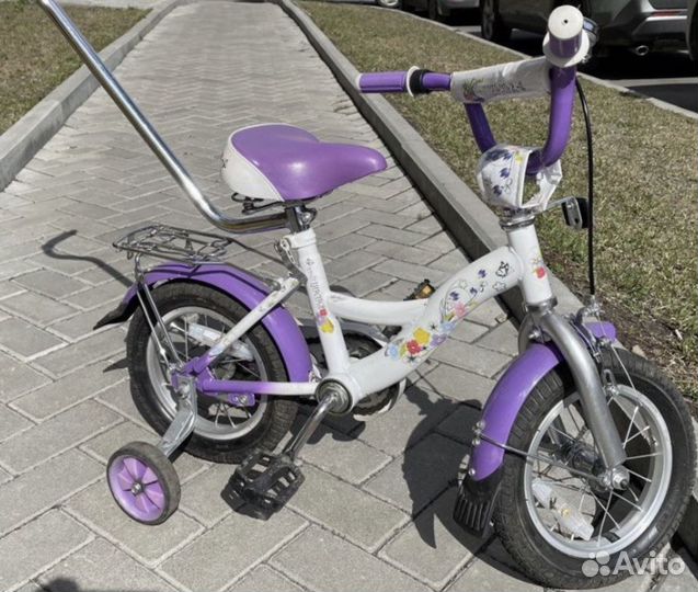 Детский велосипед. Родительская съемная ручка