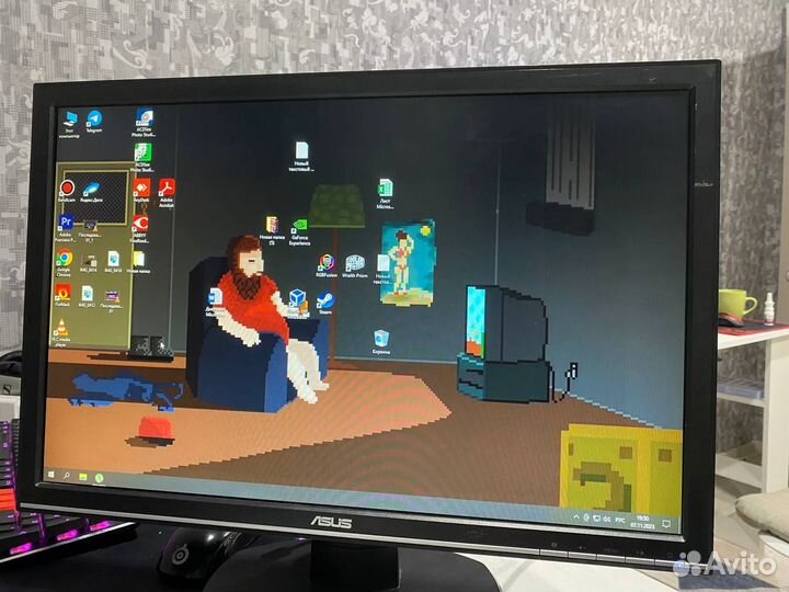 Монитор для компьютера 22 дюйма asus
