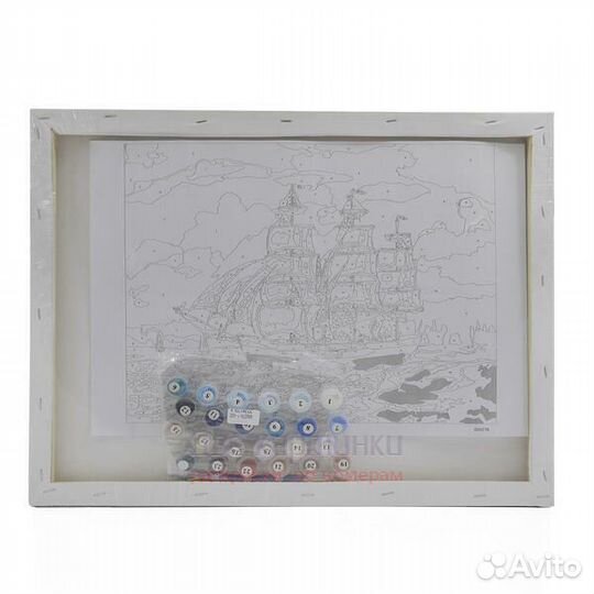 Картина по номерам 40x50 Красочный вид на осенние