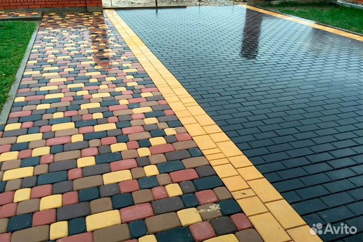 Укладка брусчатки