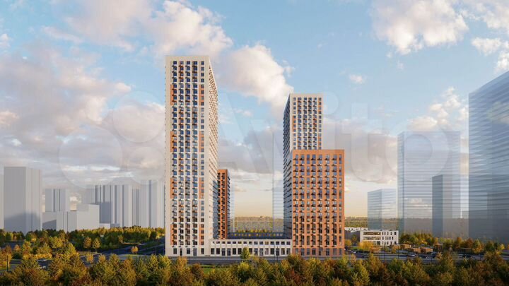 Квартира-студия, 23,6 м², 16/33 эт.