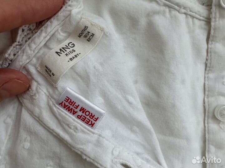 Блузка mango для девочки 92