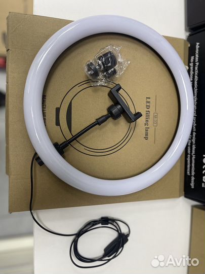 Кольцевая Лампа Mj33+Держатель Для Телефона