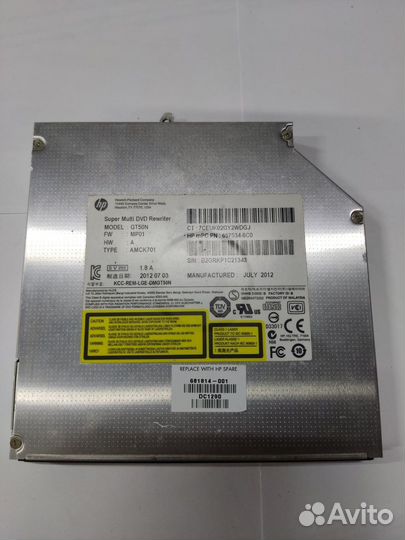 Оптический привод DVD-RW Hitachi-LG GT50N
