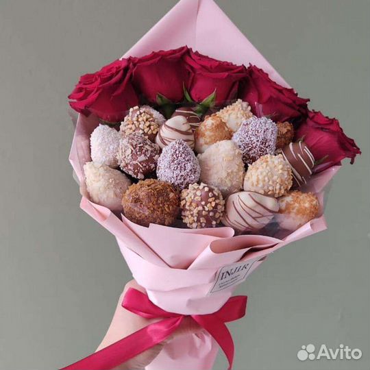 Букет клубника в шоколаде