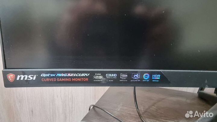 Msi optix mag 321curv 4k 60гц 31,5' гнутый