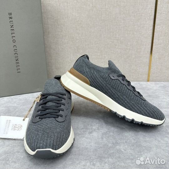 Текстильные кроссовки Brunello Cucinelli