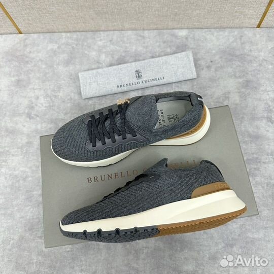 Текстильные кроссовки Brunello Cucinelli