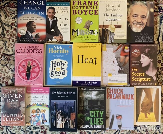 Много книг на английском языке