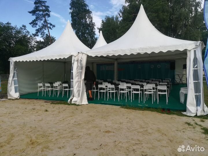 Аренда шатра Пагода 25 кв.м (без мебели)