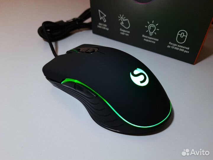 Новая Игровая Мышь A-RGB Подсветка SWD LED 7кнопок