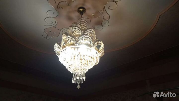 Люстра хрустальная чехия