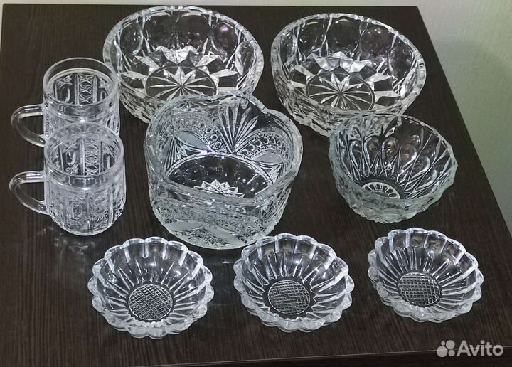 Хрусталь СССР салатники