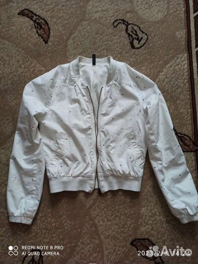 Джинсовая куртка для девочки