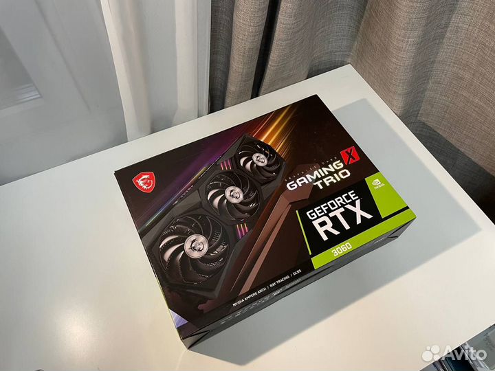 Видеокарта MSI RTX 3060 Gaming X Trio 12gb