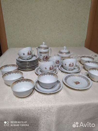 Чайный сервиз, фарфор