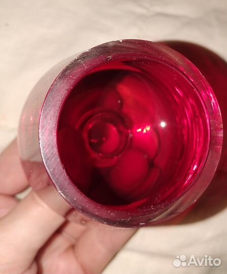 Кувшин лзхс рубиновое стекло