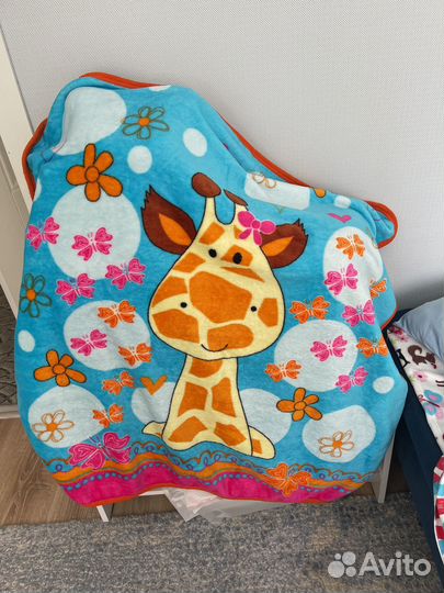 Детский плед и полотенце уголок