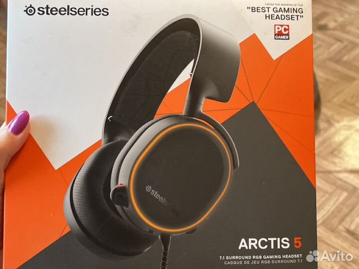 Наушники steelseries arctis 5