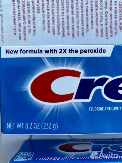 Зубная паста Crest Baking Soda & Peroxide White