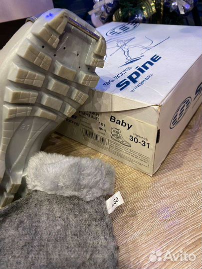 Лыжные ботинки детские 30 - 31 размер Babi spine